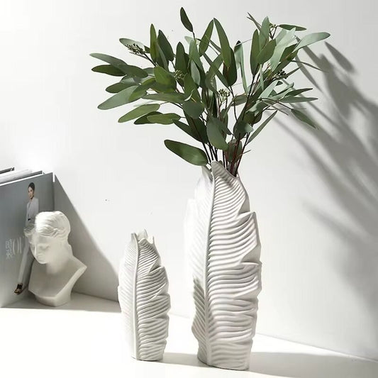 Briora Nordic Leaf Ceramic Vase